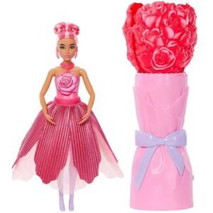 Barbie Petal Pop Scented Doll Rose Dress 12” Mattel Open Box NEW Damaged Box